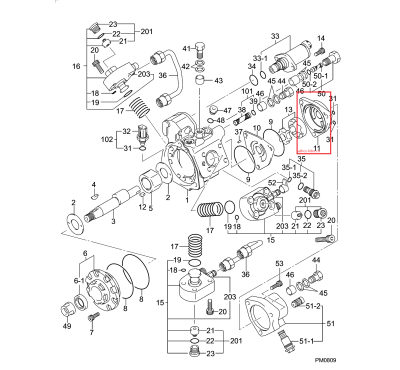 Крышка топливоподкачки 294184-5020 DENSO 294184-5021 Крышка топливоподкачки 294184-5020 DENSO 294184-5021