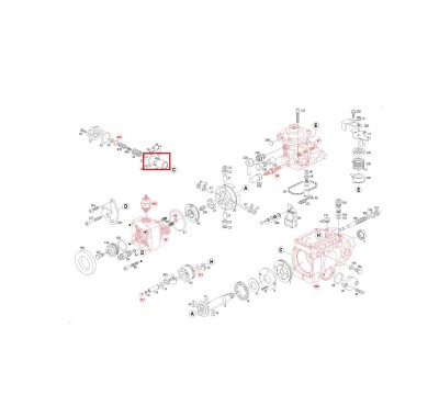 Поршень муфты — 1463104639 (1 463 104 639) BOSCH IVE42531280; MAN81111150034