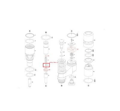 Болт нажимной — F00ZB20001 (F 00Z B20 001) BOSCH