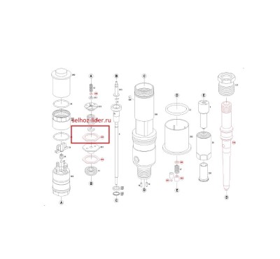 Набор шайб CRIN F00RJ04732 (F 00R J04 732) BOSCH 0445120