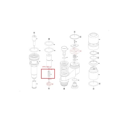 Пружина — 2434614040 (2 434 614 040) BOSCH 2434614055