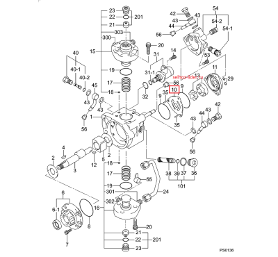 Пластина топливоподкачки CR 294183-0260 DENSO
