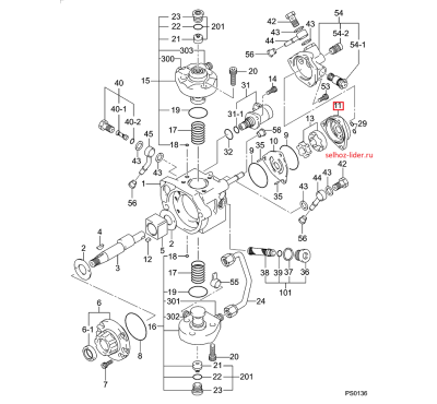 Крышка топливоподкачки 294184-0190 DENSO CR