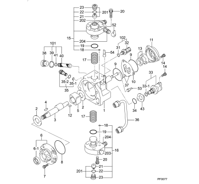 Насос топливный высокого давления MITSUBISHI L200 4D56 Euro4 — 294000-1240 Насос топливный высокого давления MITSUBISHI L200 4D56 Euro4 — 294000-1240