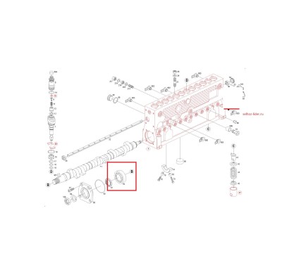 Подшипник для а/м КАМАЗ — 2410914001 (2 410 914 001) BOSCH Подшипник для а/м КАМАЗ — 2410914001 (2 410 914 001) BOSCH