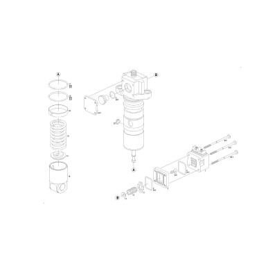 Насос односекционный UPS/PLD MB грузовые — 0414799005 (0 414 799 005) BOSCH 0414799054