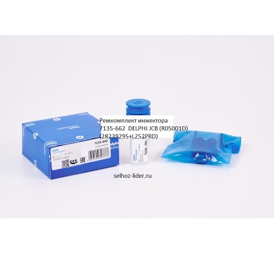 Ремонтный комплект инжектора 7135-662  DELPHI JCB (R05001D) (28239295+L252PRD)