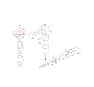 Кольцо — F00HN37622 (F 00H N37 622) BOSCH PLD Кольцо — F00HN37622 (F 00H N37 622) BOSCH PLD