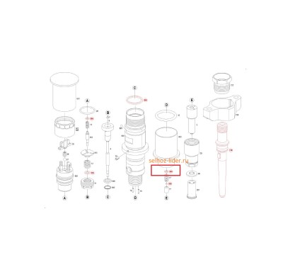 Набор шайб CRIN F00ZC99955 (F 00Z C99 955) BOSCH F00ZC99178 (F 00Z C99 178) 0445110.0445120