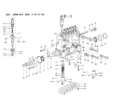 Насос топливный высокого давления — F01G00505S (F 01G 005 05S) BOSCH Насос топливный высокого давления — F01G00505S (F 01G 005 05S) BOSCH