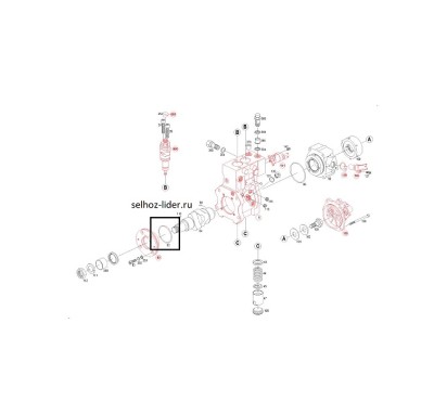 Кольцо с О-сечением — H101H64000 (H 101 H64 000),2469403065 (2 469 403 065) BOSCH